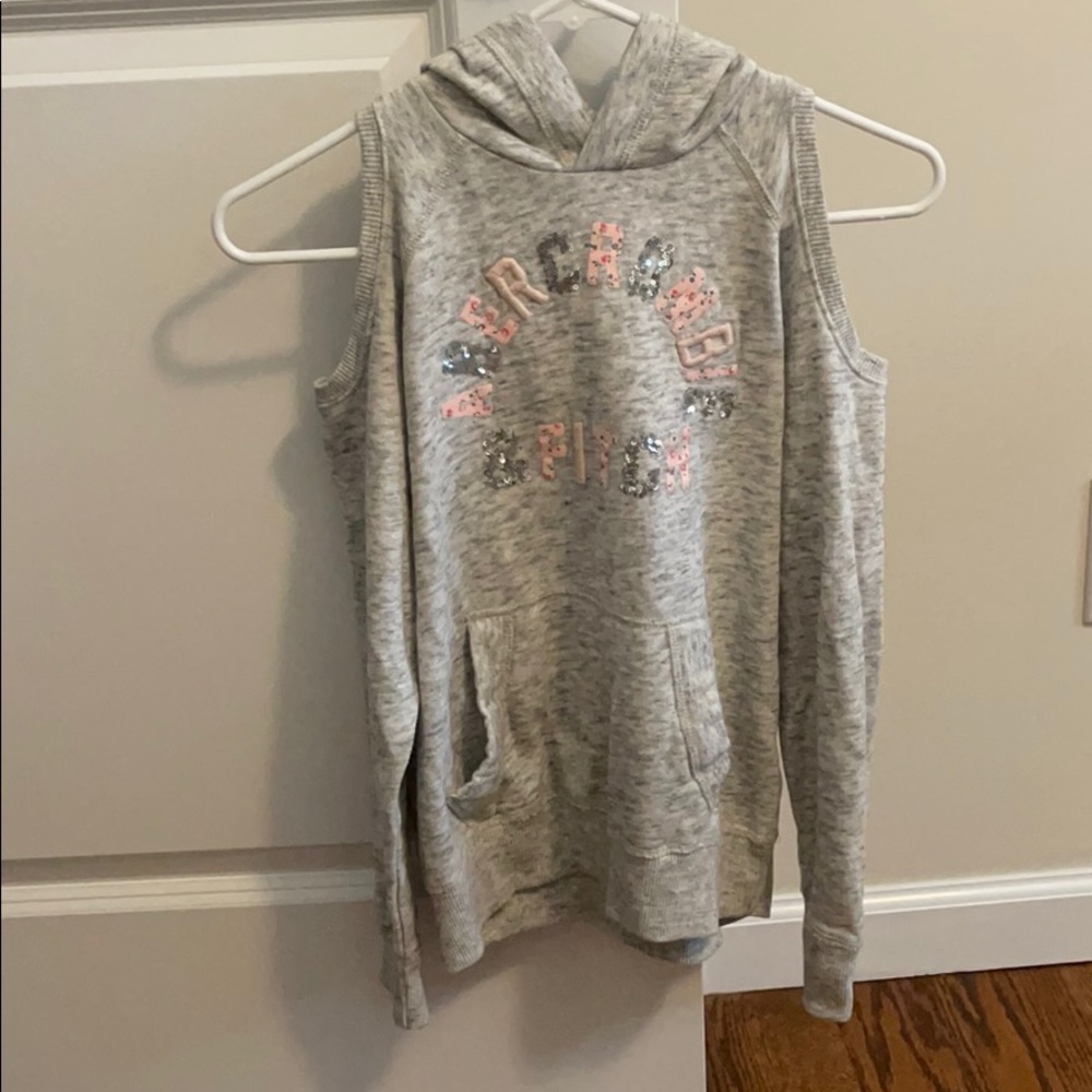 Abercrombie kids Girls Open Shoulder Sweater